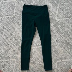 Zella Dark Green High-Waisted Leggings